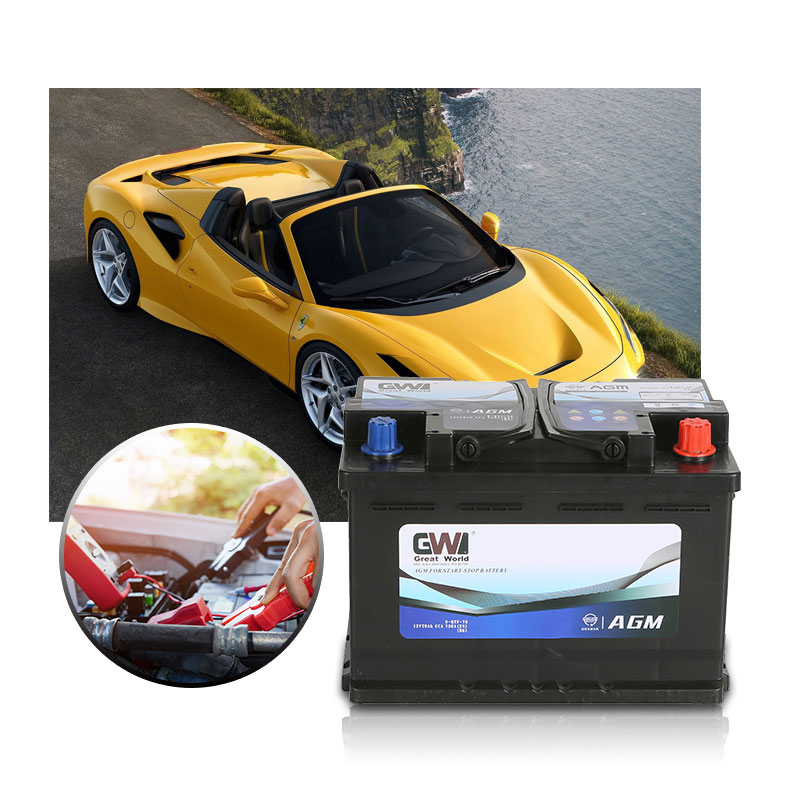 GW Brand Car Battery 12V 100Ah AGM Battery