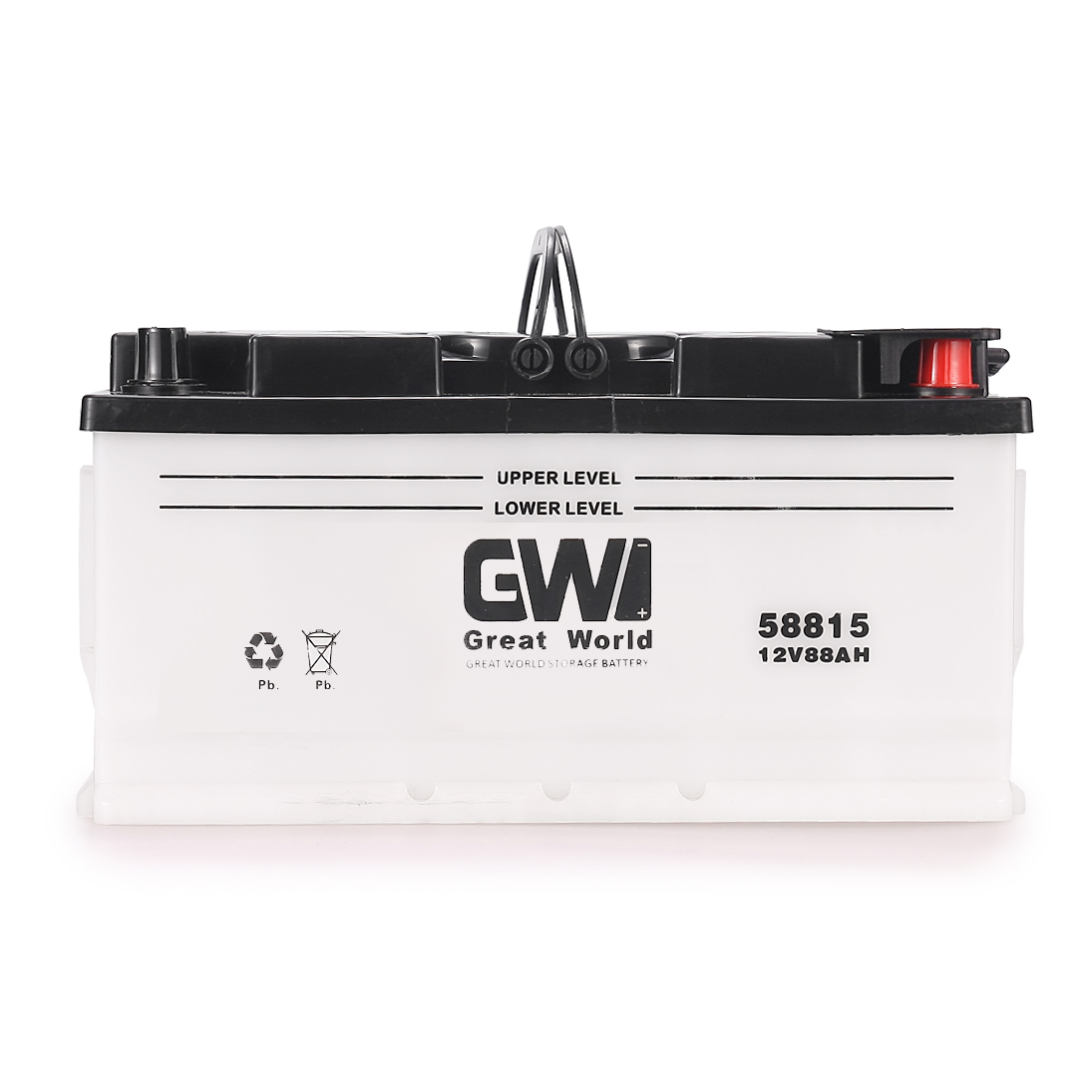 GW Brand 12V 88ah Car Dry Charged Battery DIN88 Lead-acid Auto Starter Battery