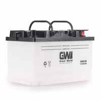 GW Brand 12V 65ah Car Dry Charged Battery DIN65 Lead-acid Auto Starter Battery