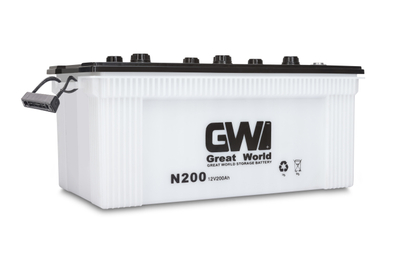 GW Brand 12V 200Ah JIS Car Battery N200 Dry Charged auto starter lead acid Battery