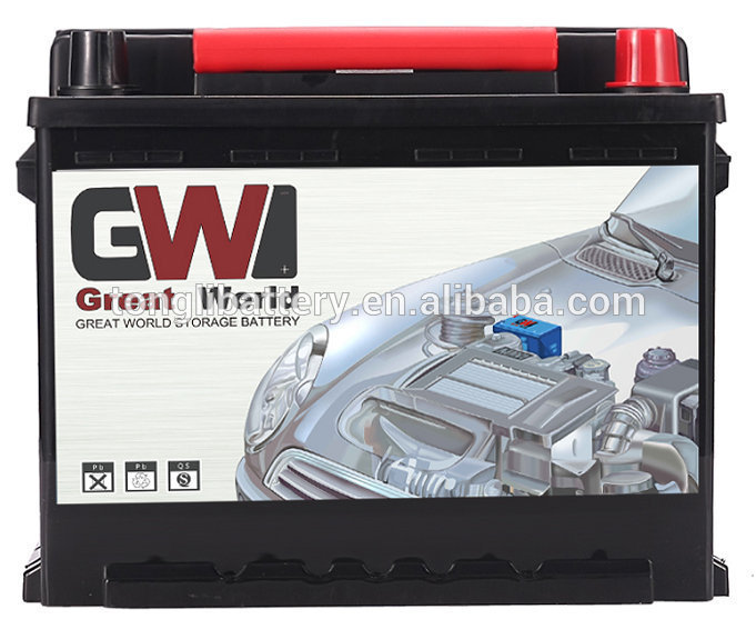 GW Brand Car Battery 12V 75Ah Maintenance Free Starter Stop Battery